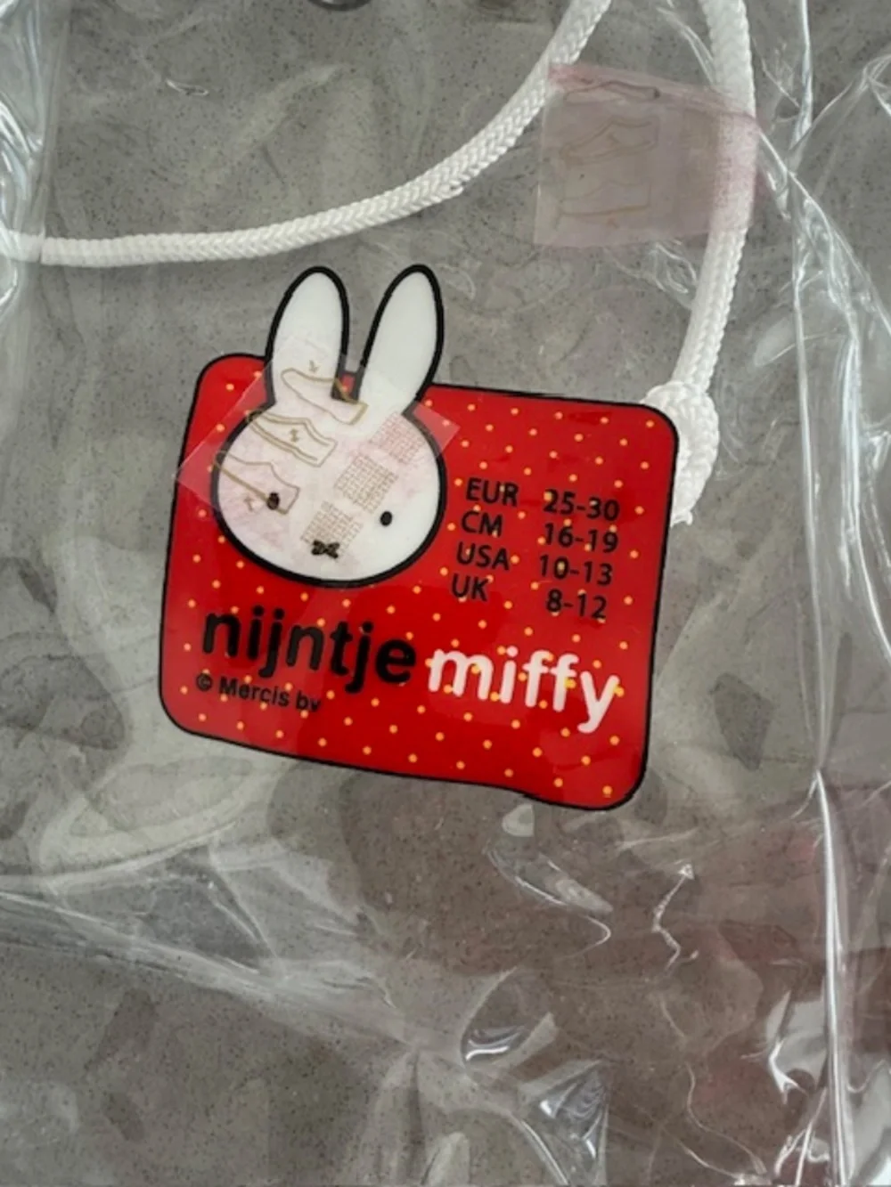 Miffy Holland Tulips Clog Soft Pink Slippers USA Little Kid 10-13 Good Condition